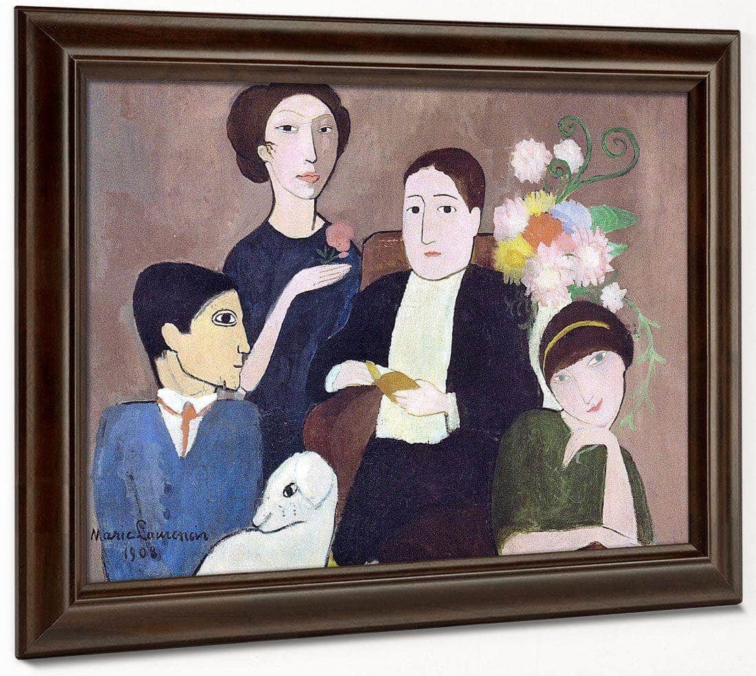 Group Of Artists 1908 By Marie Laurencin Fine Art Print