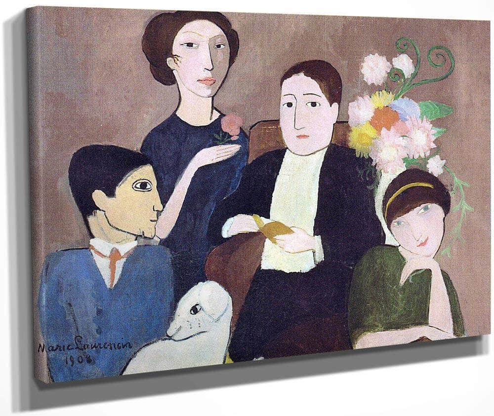 Group Of Artists 1908 By Marie Laurencin Fine Art Print