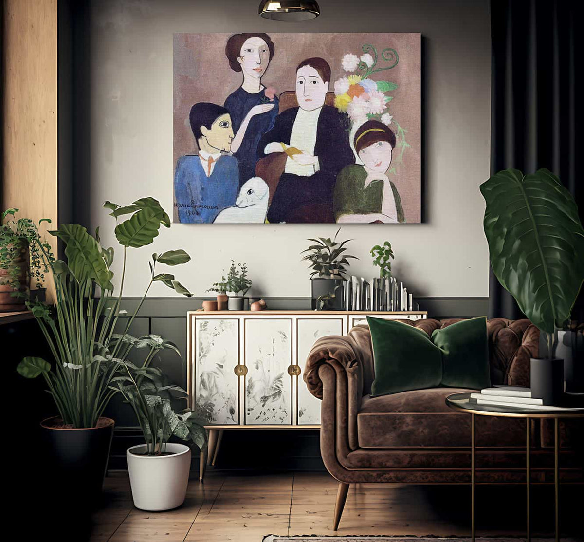 Group Of Artists 1908 By Marie Laurencin Fine Art Print