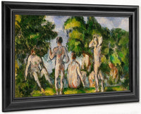 Group Of Bathers By Cezanne Paul Fine Art Print