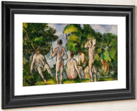 Group Of Bathers By Cezanne Paul Fine Art Print