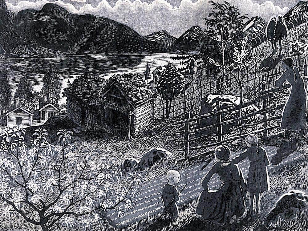 Growing Season At Sandalstrand By Nicolai Astrup Fine Art Print