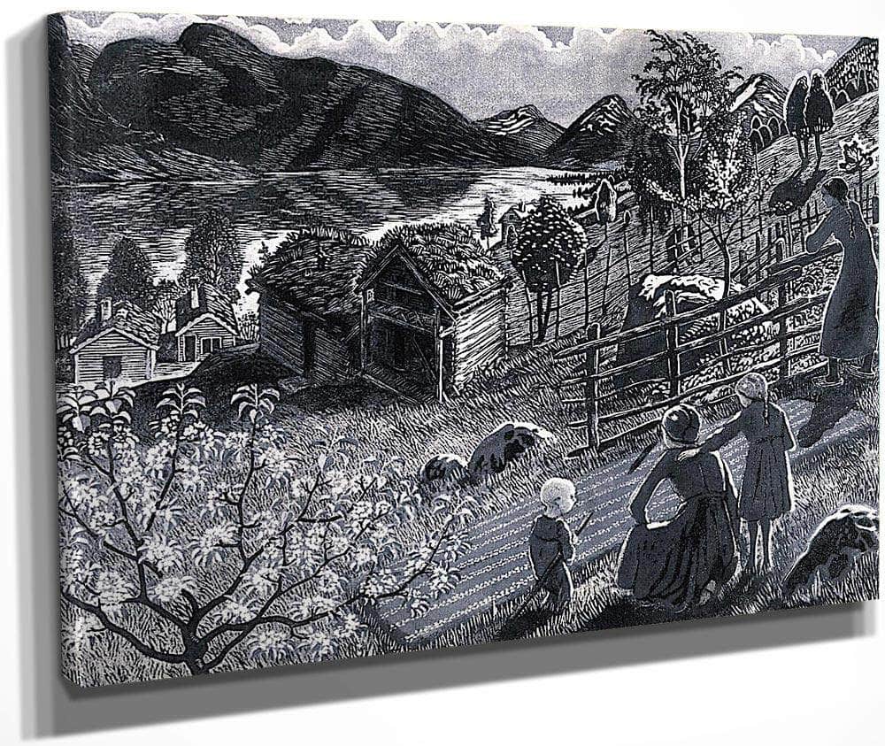Growing Season At Sandalstrand By Nicolai Astrup Fine Art Print