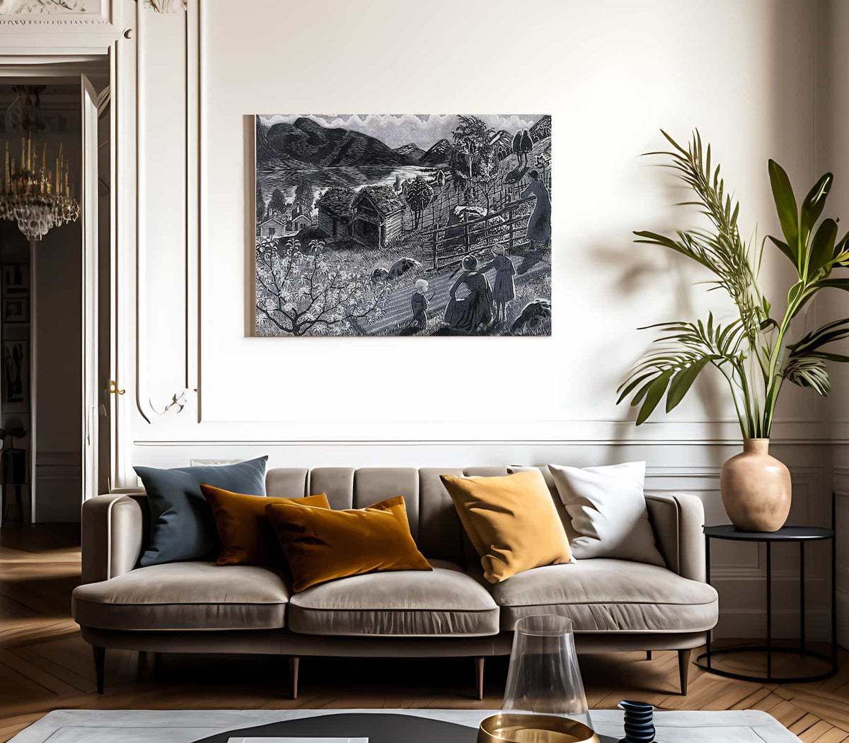 Growing Season At Sandalstrand By Nicolai Astrup Fine Art Print