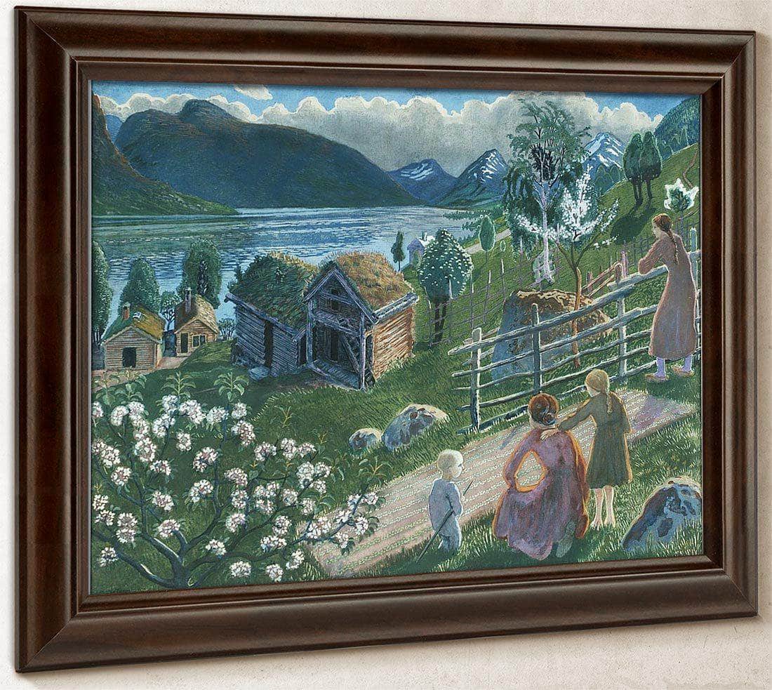 Growing Weather In Sandalstrand By Nicolai Astrup Fine Art Print