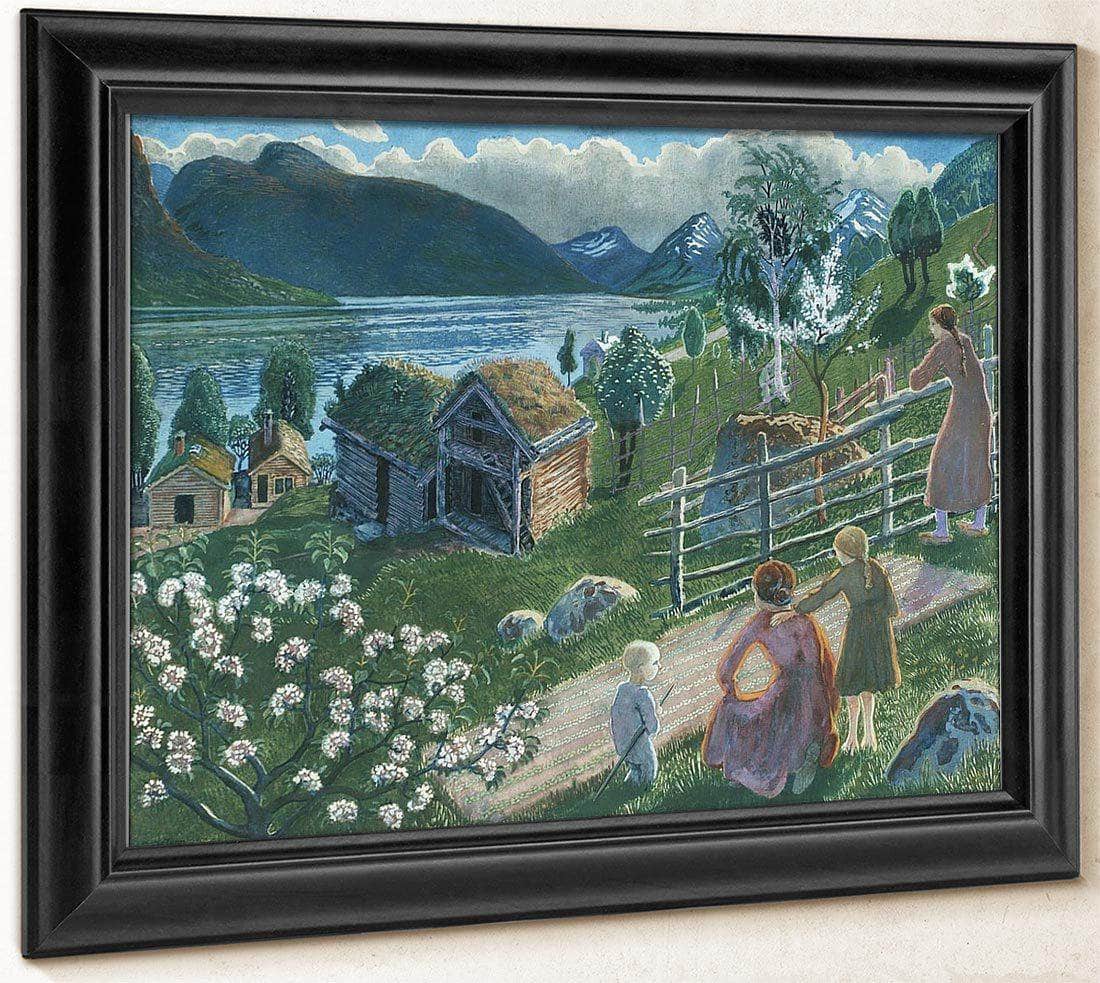 Growing Weather In Sandalstrand By Nicolai Astrup Fine Art Print
