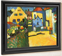 Grungasse In Murnau 1909 By Wassily Kandinsky Fine Art Print