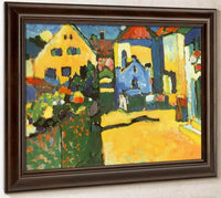 Grungasse In Murnau 1909 By Wassily Kandinsky Fine Art Print