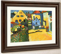 Grungasse In Murnau 1909 By Wassily Kandinsky Fine Art Print