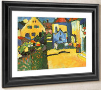 Grungasse In Murnau 1909 By Wassily Kandinsky Fine Art Print