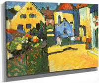 Grungasse In Murnau 1909 By Wassily Kandinsky Fine Art Print