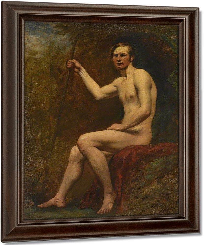 Guardsman Higgins By William Etty Fine Art Print