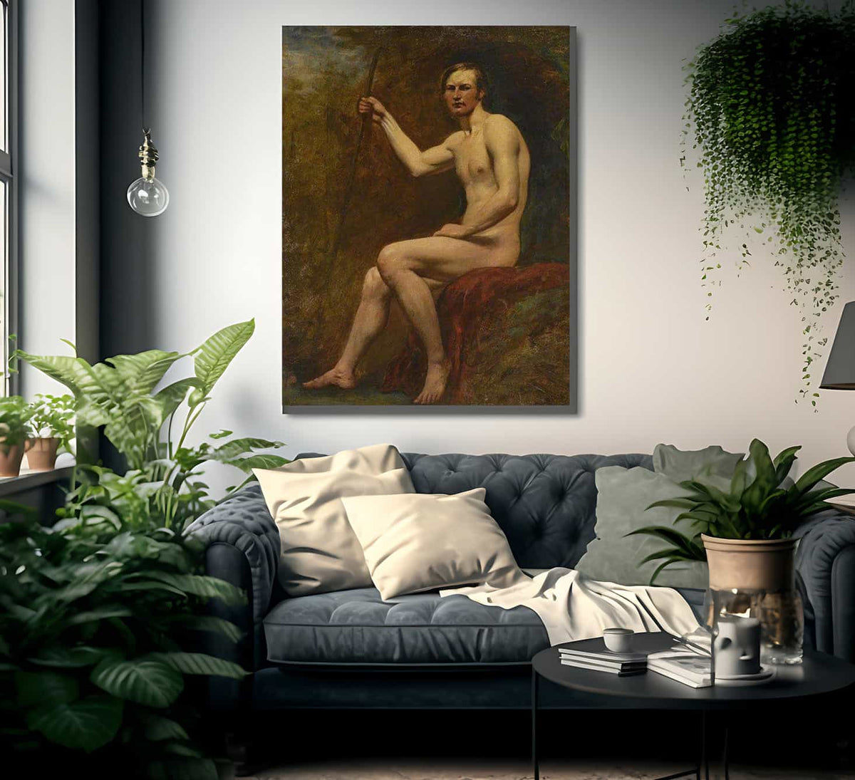 Guardsman Higgins By William Etty Fine Art Print