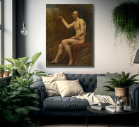 Guardsman Higgins By William Etty Fine Art Print