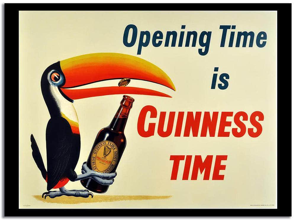 Guinness Time  Vintage Poster Fine Art Print