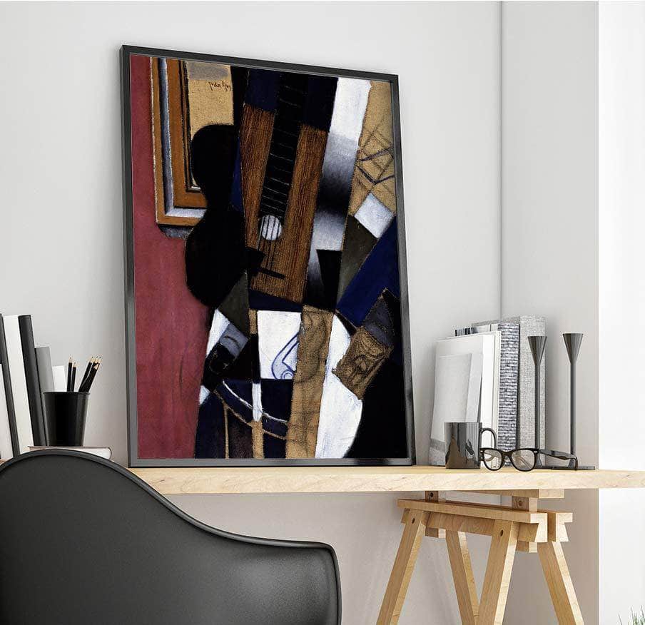 Guitar And Pipe Painting Juan Gris Canvas Art Fine Art Print