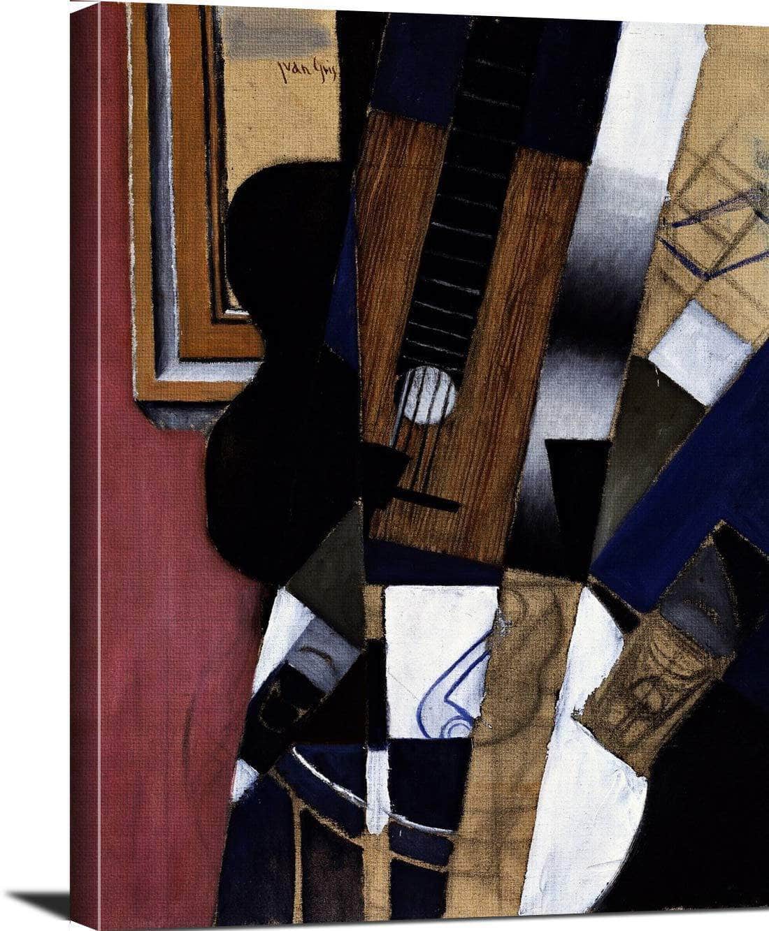 Guitar And Pipe Painting Juan Gris Canvas Art Fine Art Print