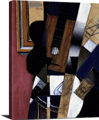 Guitar And Pipe Painting Juan Gris Canvas Art Fine Art Print