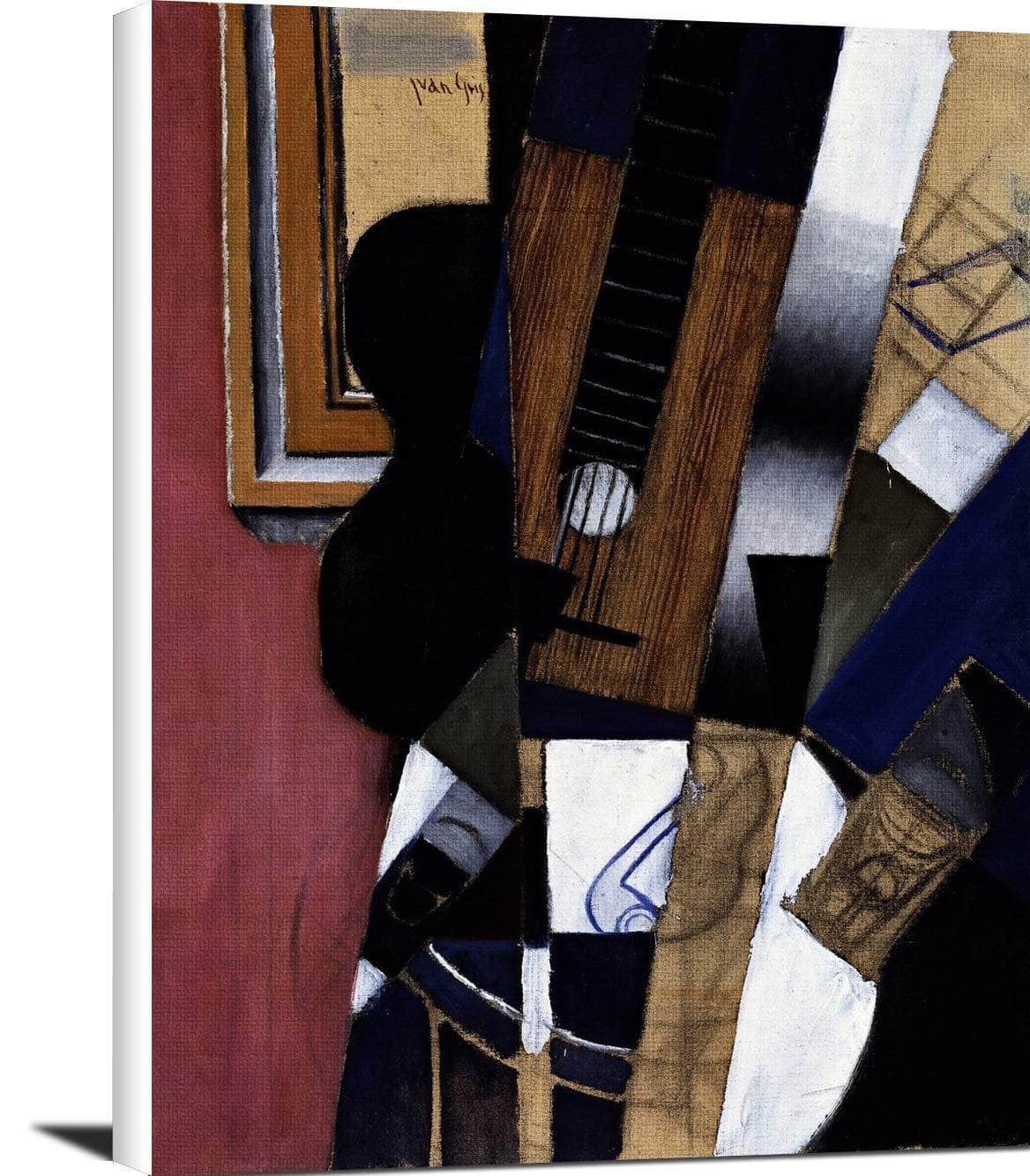 Guitar And Pipe Painting Juan Gris Canvas Art Fine Art Print