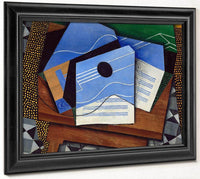 Guitar On A Table By Juan Gris Fine Art Print