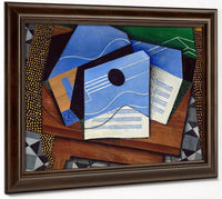 Guitar On A Table By Juan Gris Fine Art Print