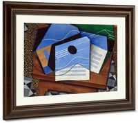 Guitar On A Table By Juan Gris Fine Art Print