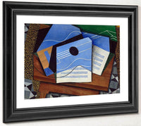 Guitar On A Table By Juan Gris Fine Art Print