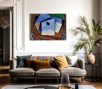 Guitar On A Table By Juan Gris Fine Art Print