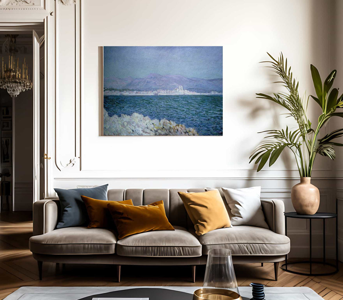 Gulf Of Antibes By Monet Claude Fine Art Print