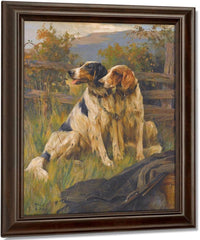 Gun Dogs By Arthur Wardle Fine Art Print