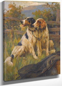 Gun Dogs By Arthur Wardle Fine Art Print