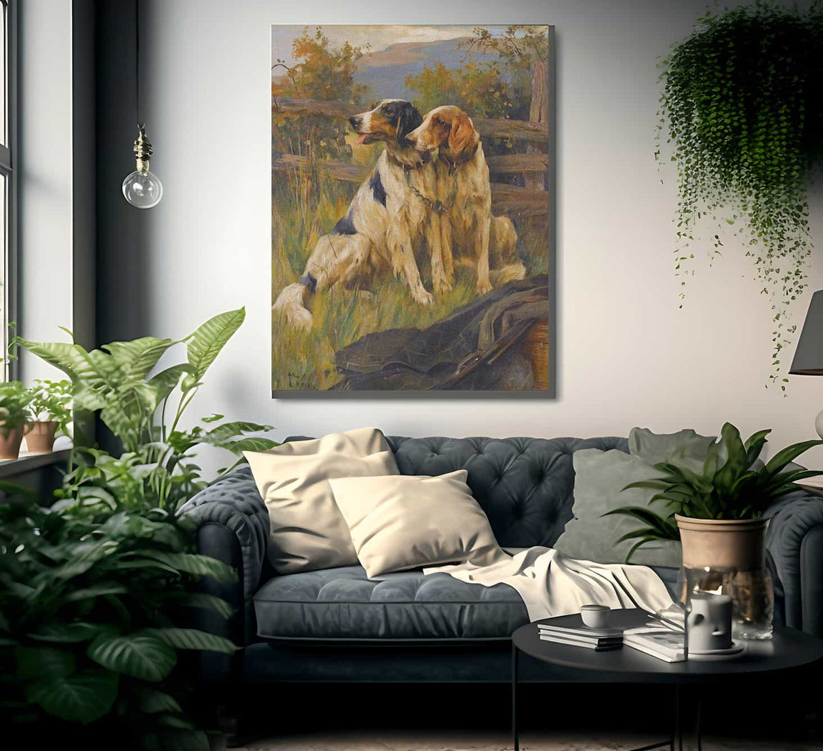 Gun Dogs By Arthur Wardle Fine Art Print