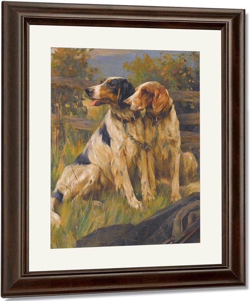 Gun Dogs By Arthur Wardle Fine Art Print