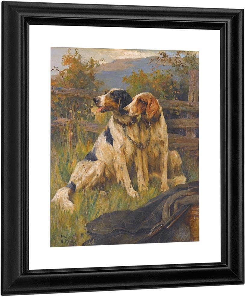 Gun Dogs By Arthur Wardle Fine Art Print