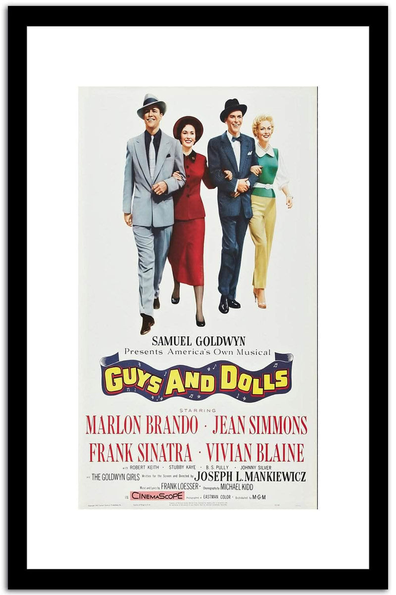 Guys And Dolls  Vintage Poster Fine Art Print