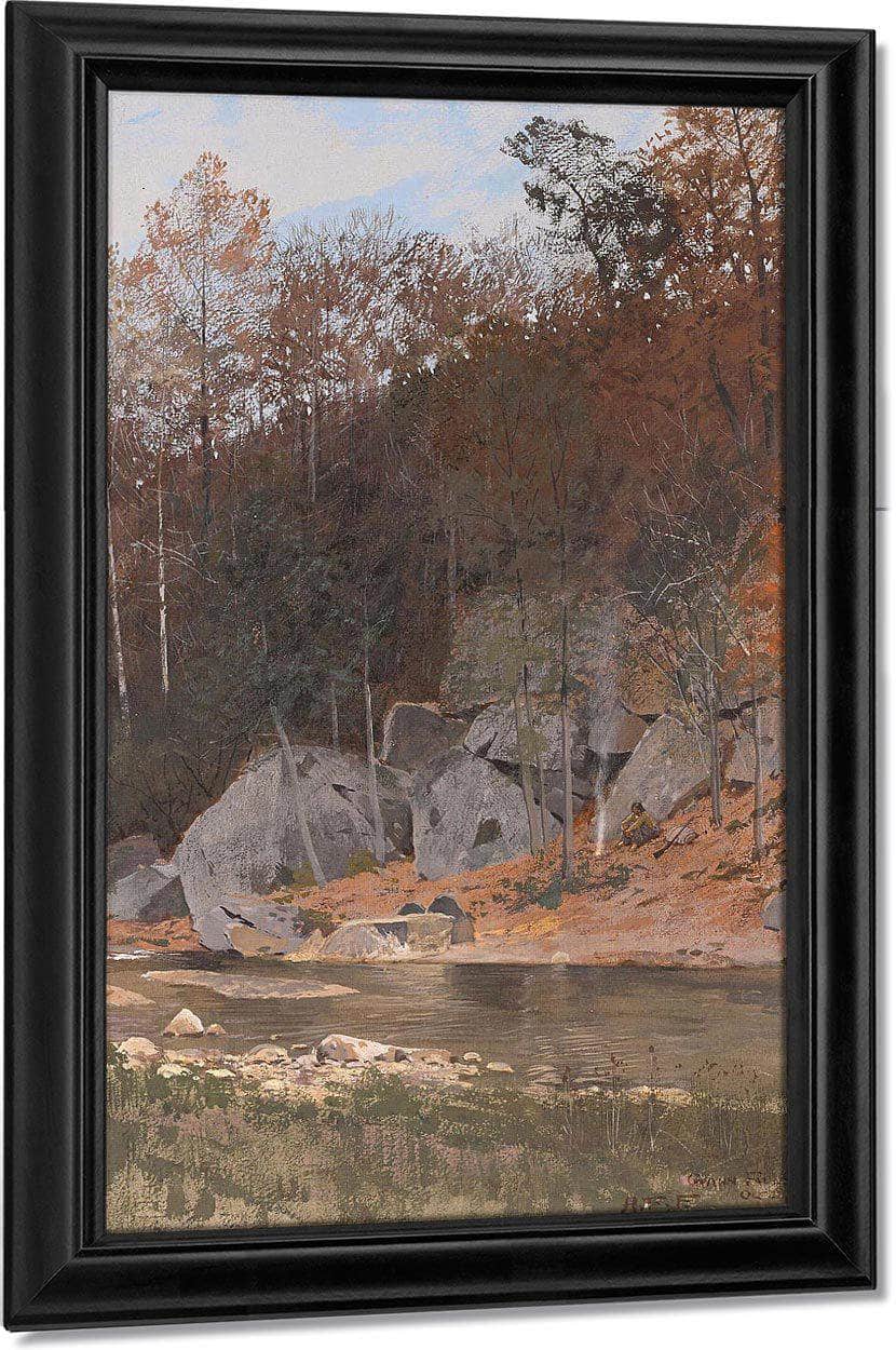 Gywnn Falls, 1901 By Henry F. Farny Fine Art Print
