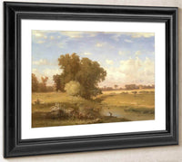 Hackensack Meadows Sunset By George Inness Fine Art Print