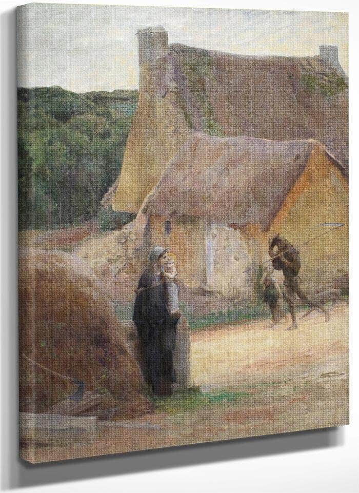 Hail Mary By Luc Olivier Merson Fine Art Print