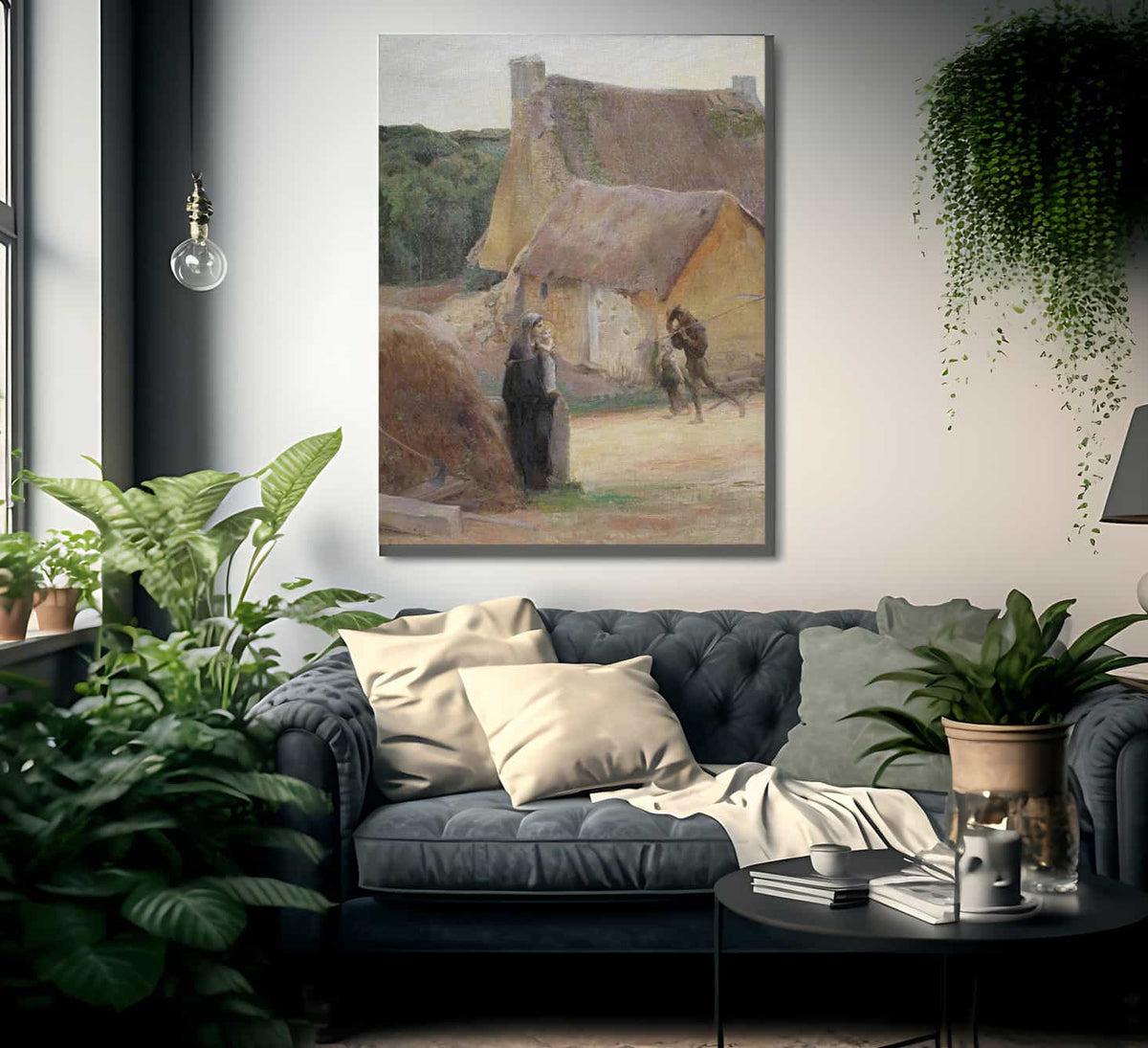 Hail Mary By Luc Olivier Merson Fine Art Print