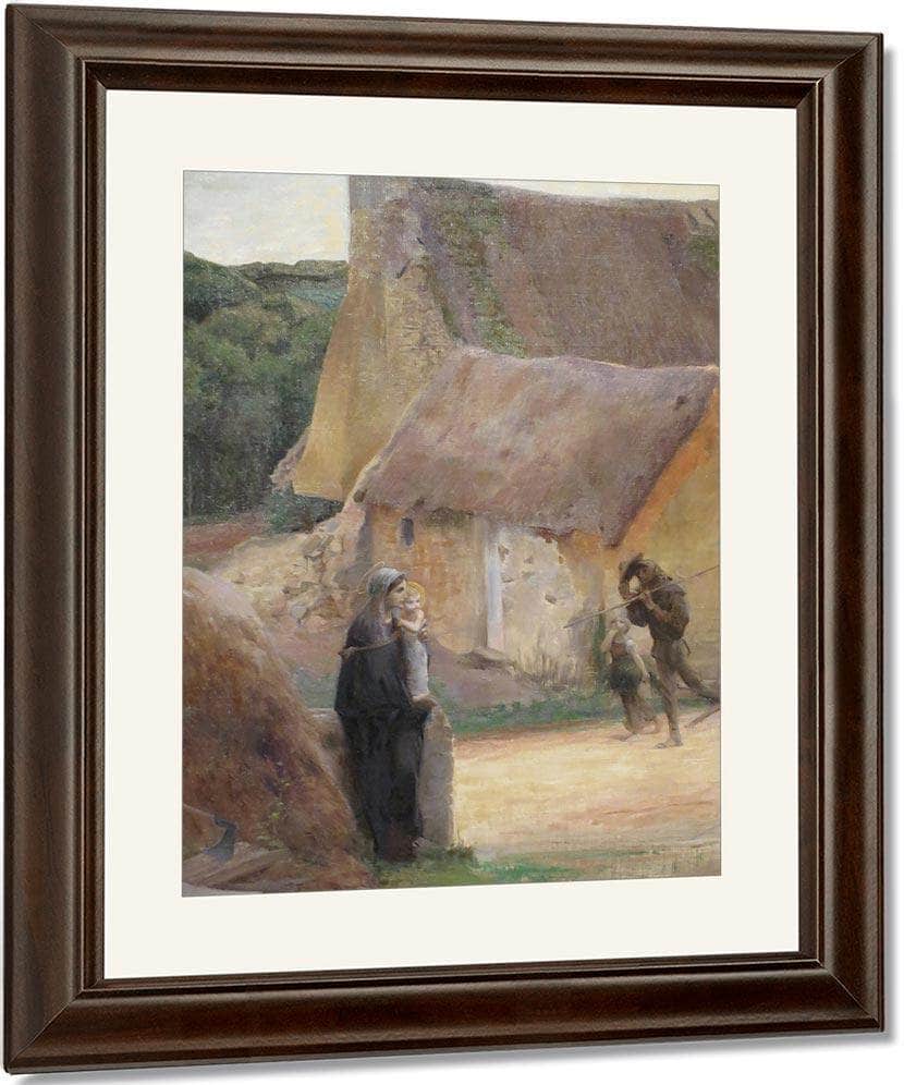 Hail Mary By Luc Olivier Merson Fine Art Print