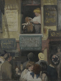 Hairdresser's Window By John Sloan Fine Art Print