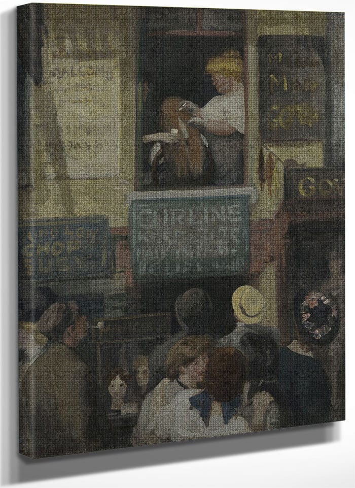 Hairdresser's Window By John Sloan Fine Art Print