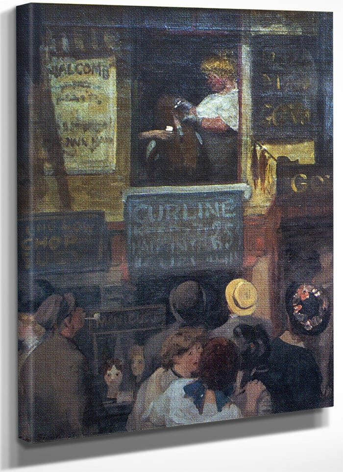 Hairdressers Window 1907 By John Sloan Fine Art Print