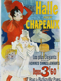 Halle Aux Chapeaux Poster By Jules Cheret Fine Art Print