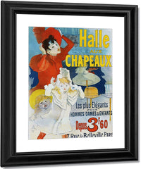 Halle Aux Chapeaux Poster By Jules Cheret Fine Art Print