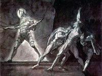 Hamlet And His Father's Ghost By Henry Fuseli Fine Art Print