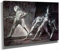 Hamlet And His Father's Ghost By Henry Fuseli Fine Art Print