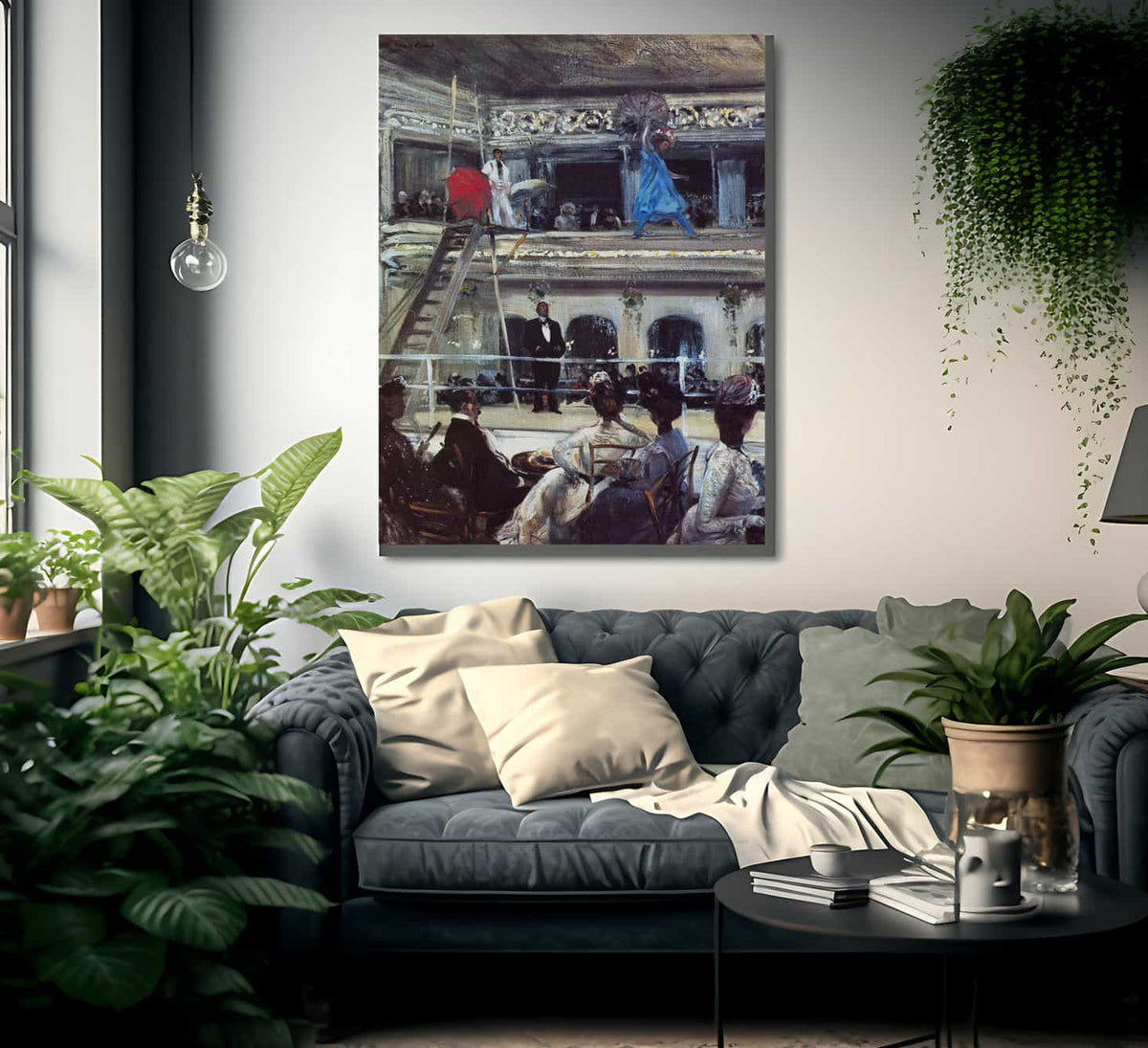 Hammersteins Roof Garden 1901 By William Glackens Fine Art Print