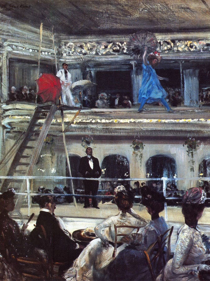 Hammersteins Roof Garden 1901 By William Glackens Fine Art Print