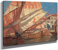 Harbor Of Golden Sails By Edgar Payne1 Fine Art Print